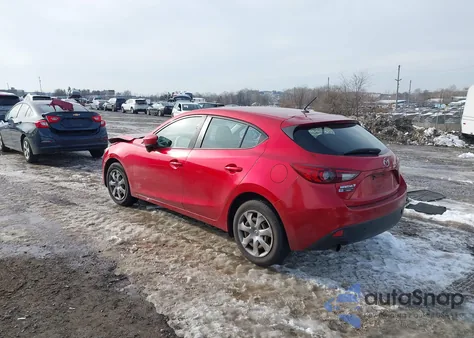 2014 Mazda Mazda3 I Sport from USA, damaged, VIN JM1BM1K78E1214586